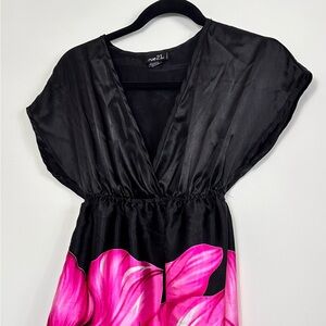 rue21 Black and Pink Floral Dress